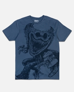 Nightmare Huggy Wuggy Oversize Print Tee