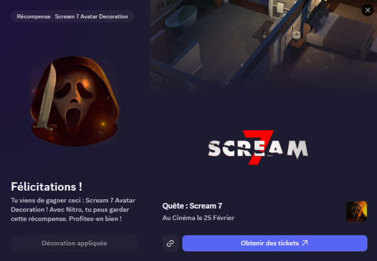 Scream 7 Avatar Decoration